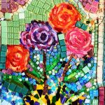 Roses mosaic 1 16x20 in